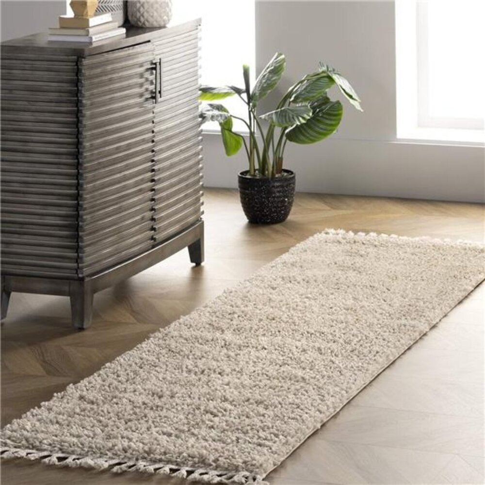 Solid 2x6 Runner Shag Rug for Living Room Bedroom Dining Room Nursery